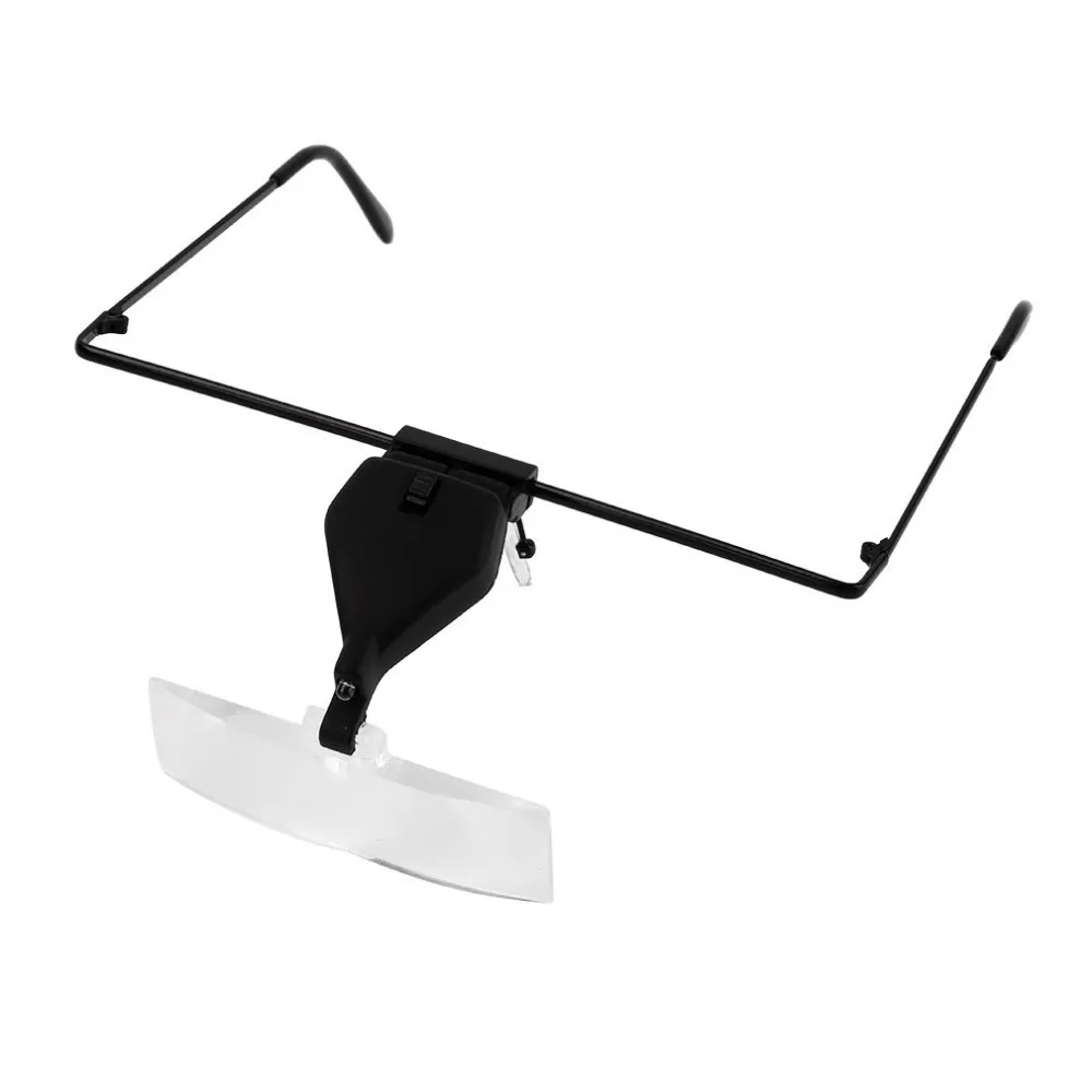 Eyelash Extension With Glasses - Wimpernverlängerung, LED-Licht, Vergrößerungsbrille, freihändige Lupe