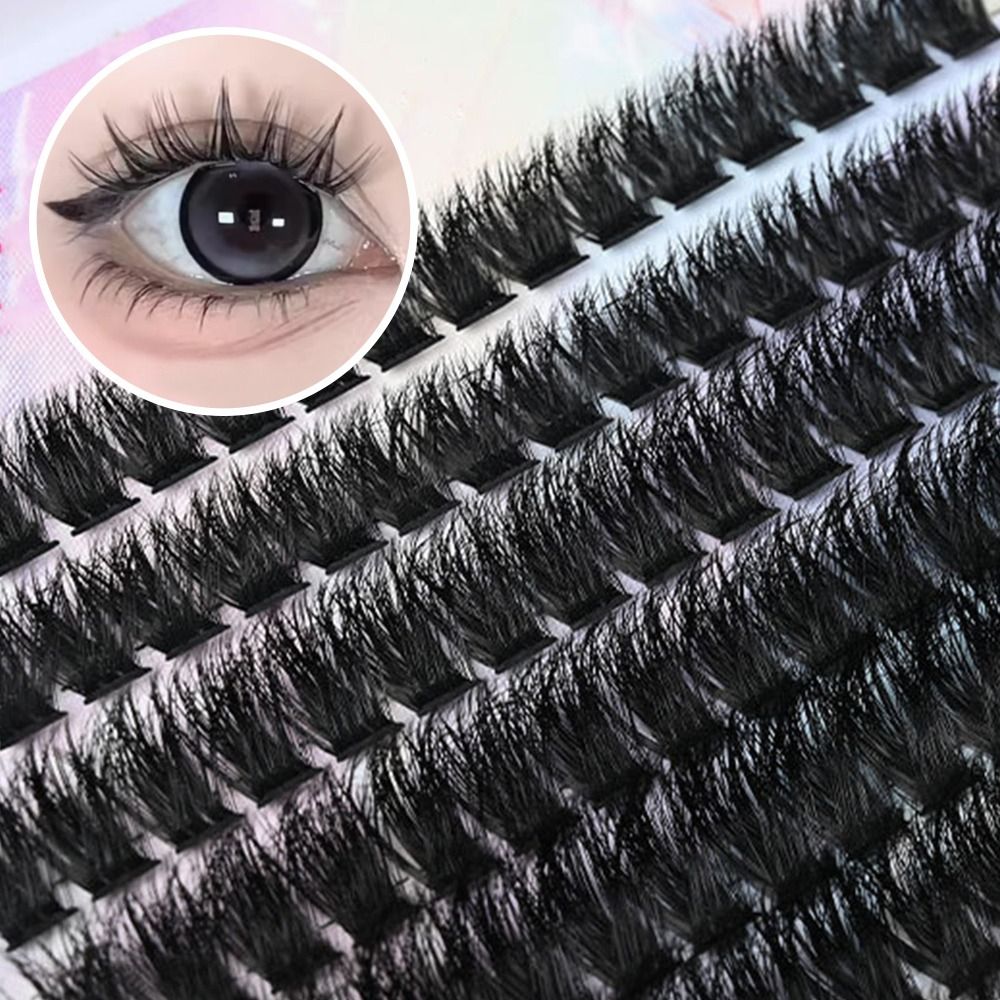 Eyelash Extension Kits - Natürlich Aussehende Künstliche Wimpern Wispy-Style Cluster-Design