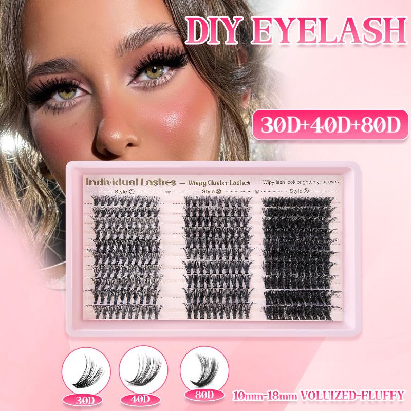 Eyelash Extension Kits - DIY Wimpernverlängerungs-Set mit Spikes Einzelwimpern 30/40/80D