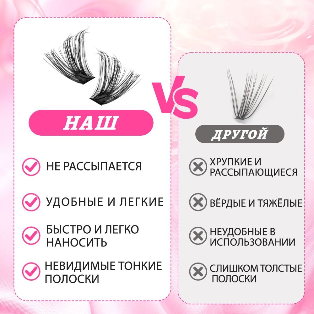 Eyelash Extension Kits - Natürlich Aussehende Künstliche Wimpern Wispy Style
