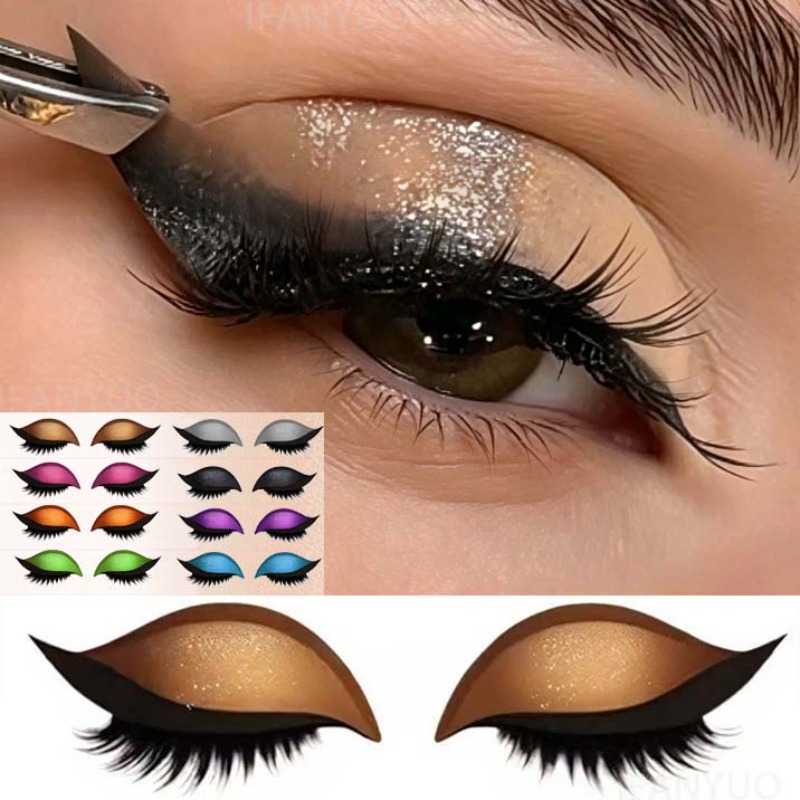 Lash Mapping Sticker - 1/2 Paar wiederverwendbare Lazy Eye Shadow