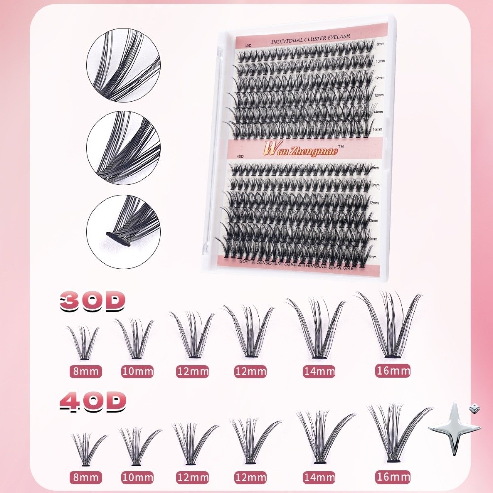 Eyelash Extension Kits - 8-16mm Lange Künstliche Wimpern zum Kleben