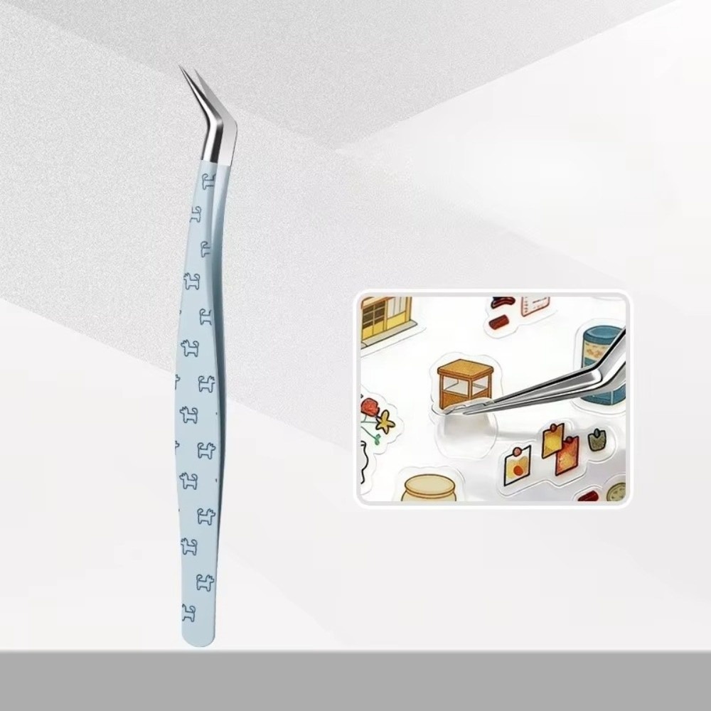 Edelstahl Gebogene Pinzette Ho – Lash Mapping Sticker Bewertung und Preis