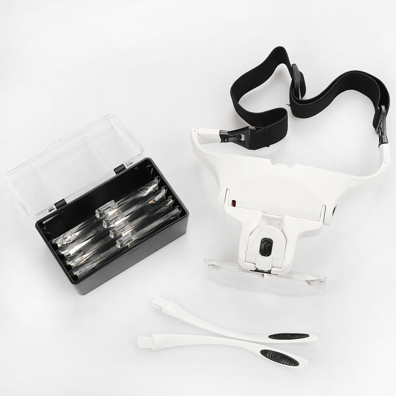 5-Linsen-verstellbare Stirnban – Eyelash Extension With Glasses Bewertung und Preis