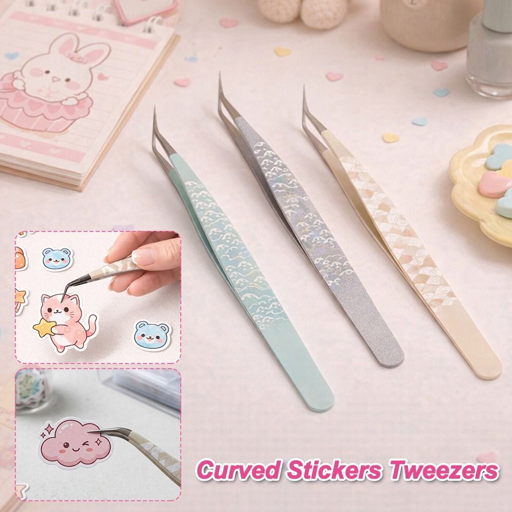 Edelstahl Gebogene Pinzette Ho – Lash Mapping Sticker Bewertung und Preis