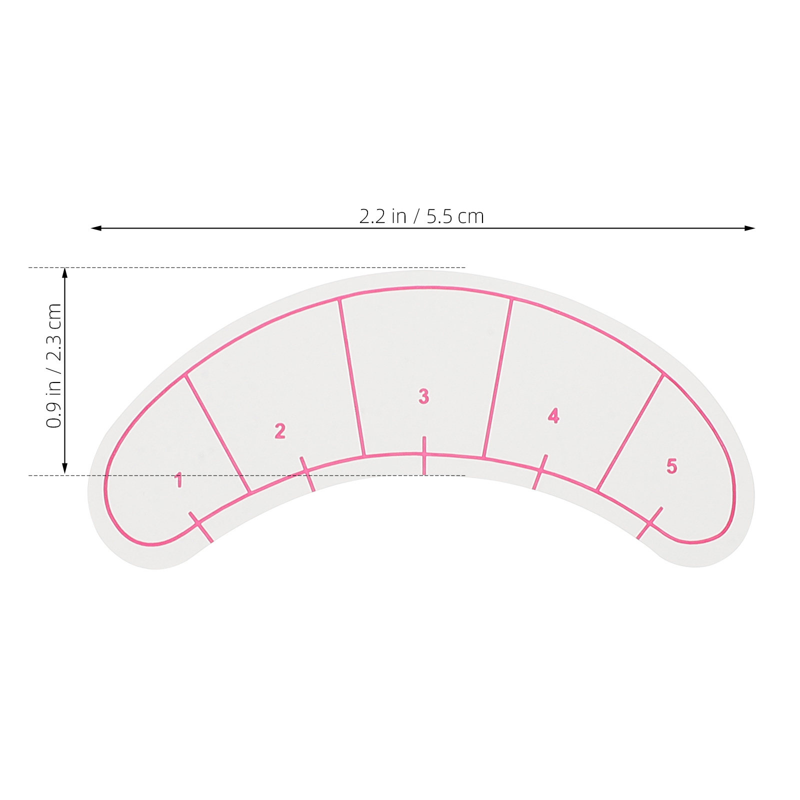 10 Blatt Isolationspapier für  – Lash Mapping Sticker Bewertung und Preis