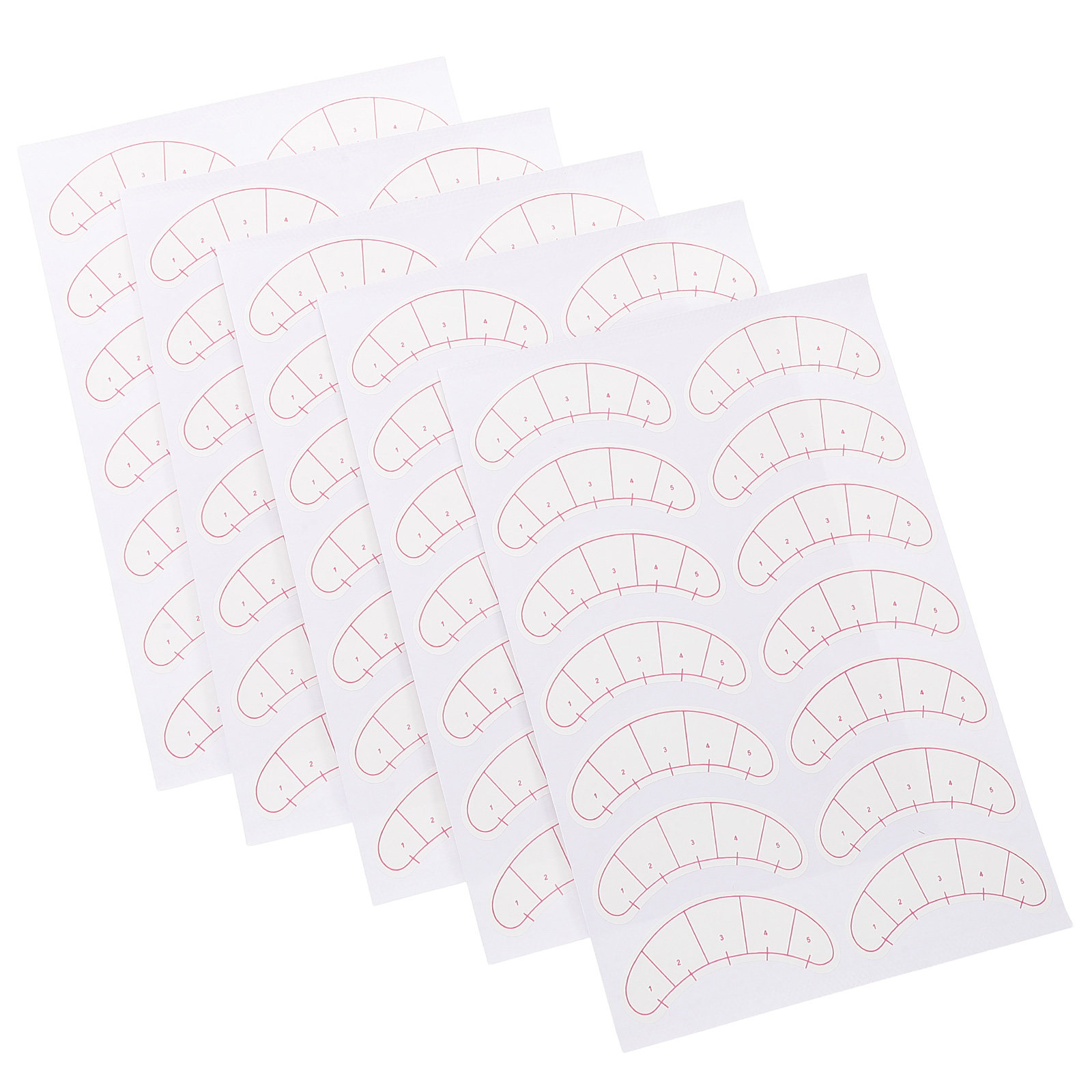 10 Blatt Isolationspapier für  – Lash Mapping Sticker Bewertung und Preis