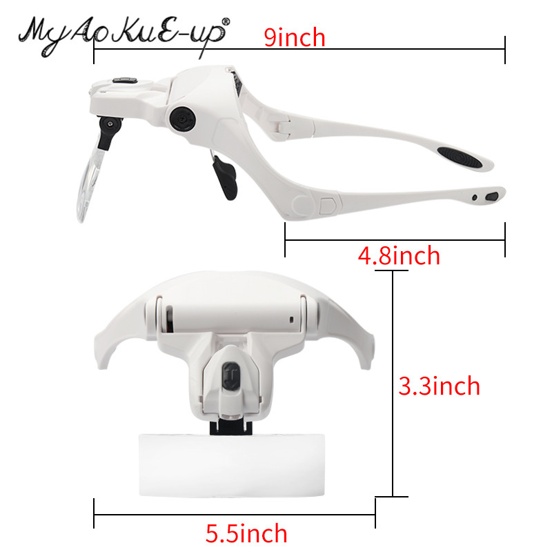 5 objektiv Einstellbare Stirnb – Eyelash Extension With Glasses Bewertung und Preis