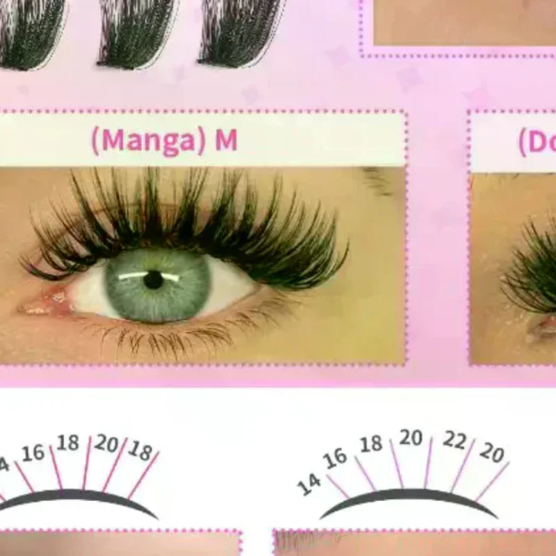 Wimpern-Cluster-Set: Volumen-W – Eyelash Extension Kits Bewertung und Preis