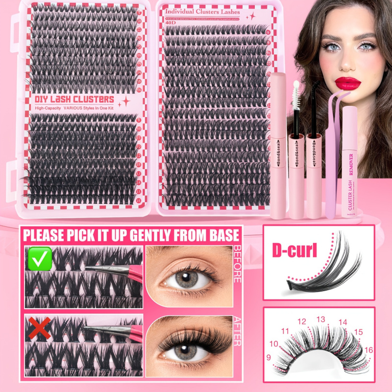 740/200 Stück Cluster Wimpernv – Eyelash Extension Equipment Bewertung und Preis