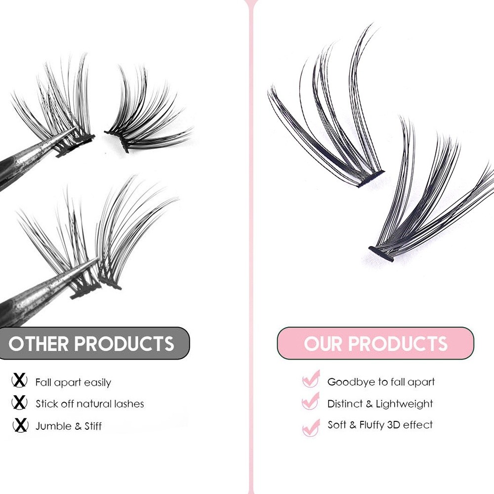 8-16mm Lange Künstliche Wimper – Eyelash Extension Kits Bewertung und Preis