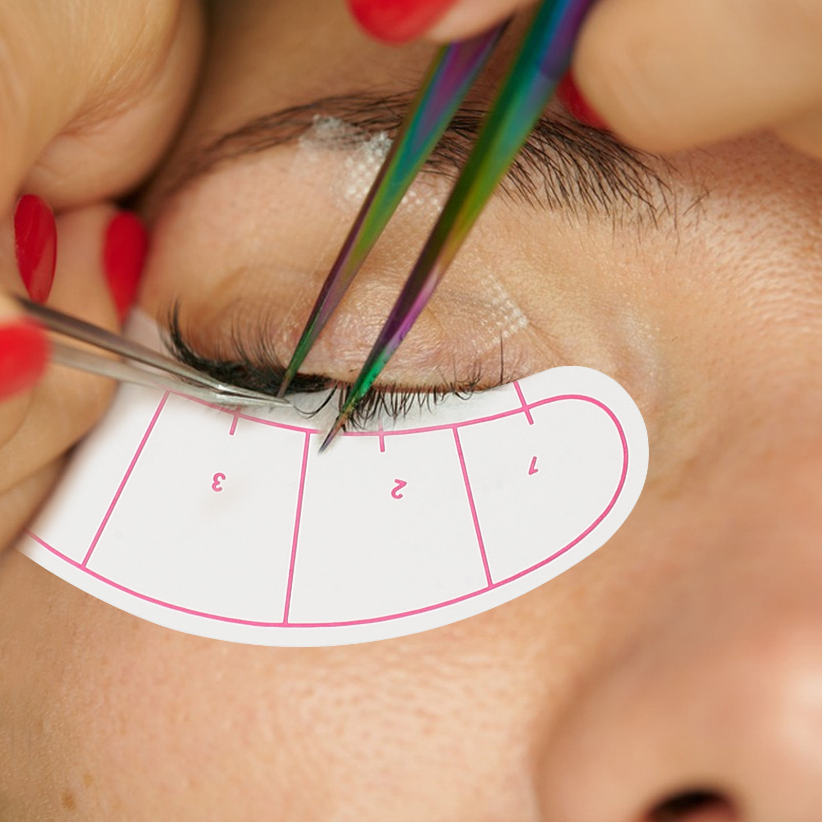 10 Blatt Wimpern-Isolationspap – Lash Mapping Sticker Bewertung und Preis